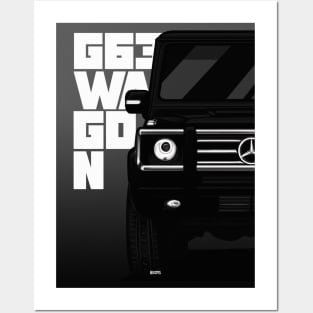 Black G63 Wagon Posters and Art
